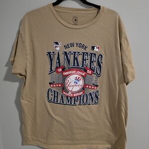 Genuine Merchandise Tan New York Yankees Champions Tee